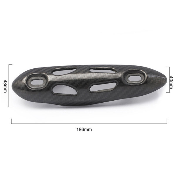 Motorcycle Accessories Exhaust Pipe Carbon Fiber Protector Heat Shield Cover Guard Anti Scald Covers Decorative Guard